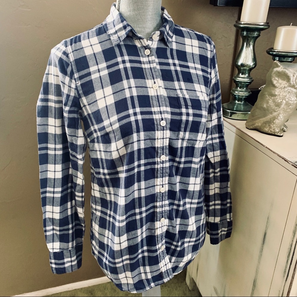 J. Crew Factory Flannel Shirt - Picture 2 of 6